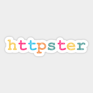 Httpster Internet Guru Sticker